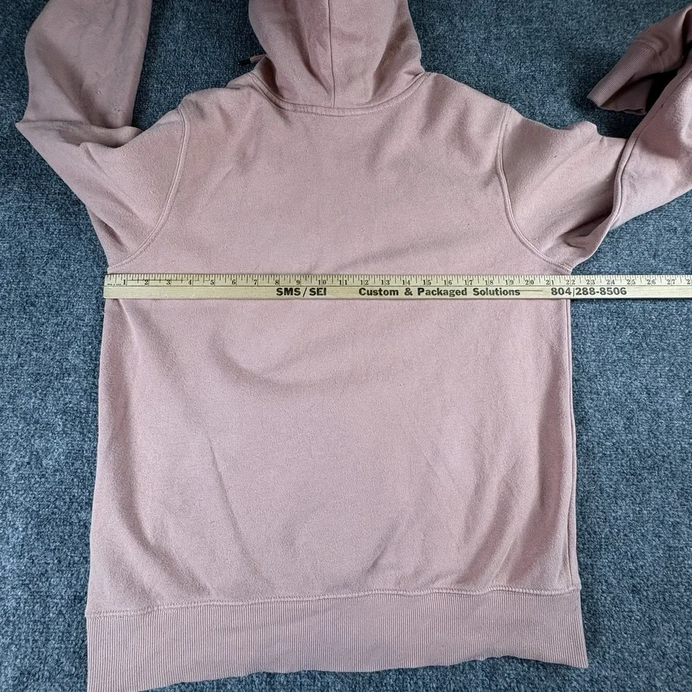 The North Face Hoodie Men's M Pink Logo Sweatshirt Fleece Streetwear Grunge